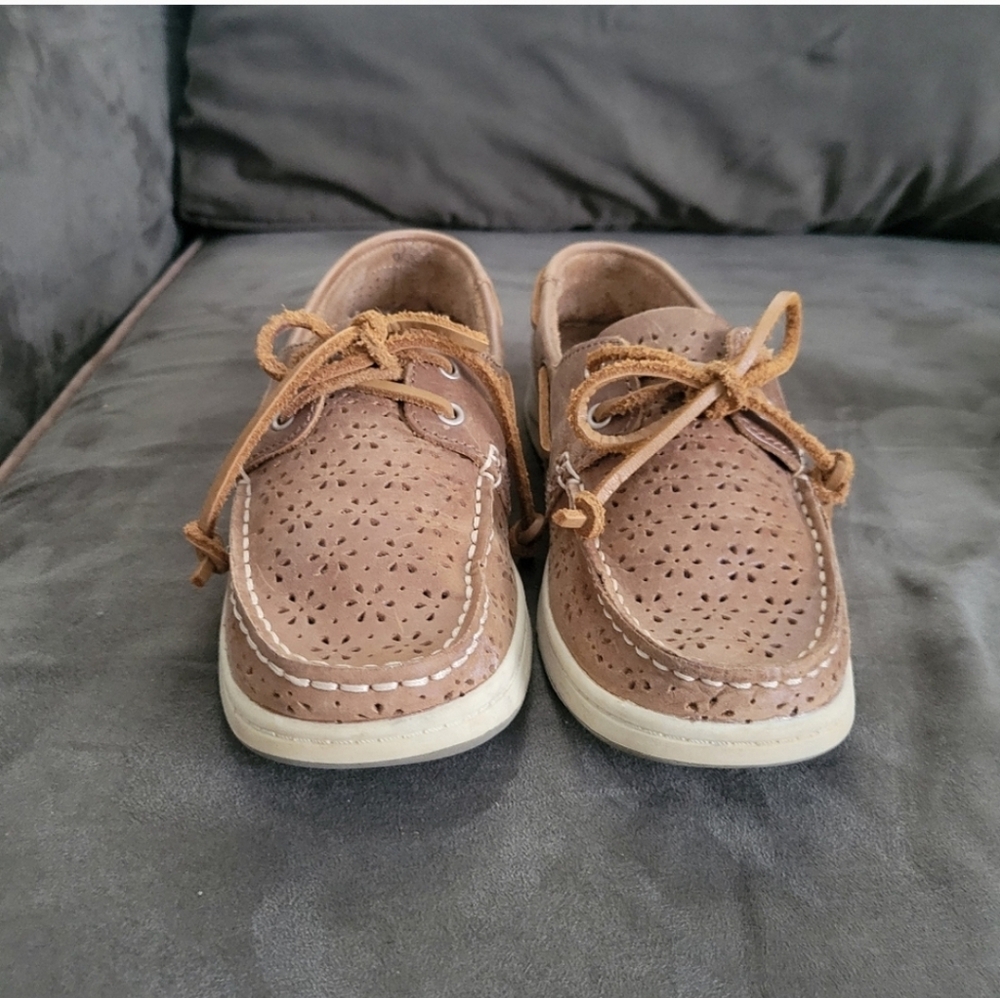GUC 9 Aloha Island Leather Boat Shoes